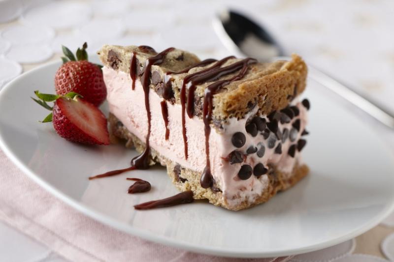 Chocolate Chip Cookie Ice Cream Sandwich Cake