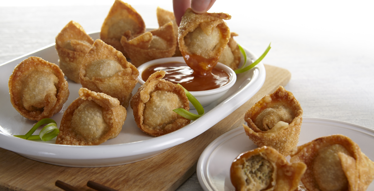 Golden Chicken Wontons