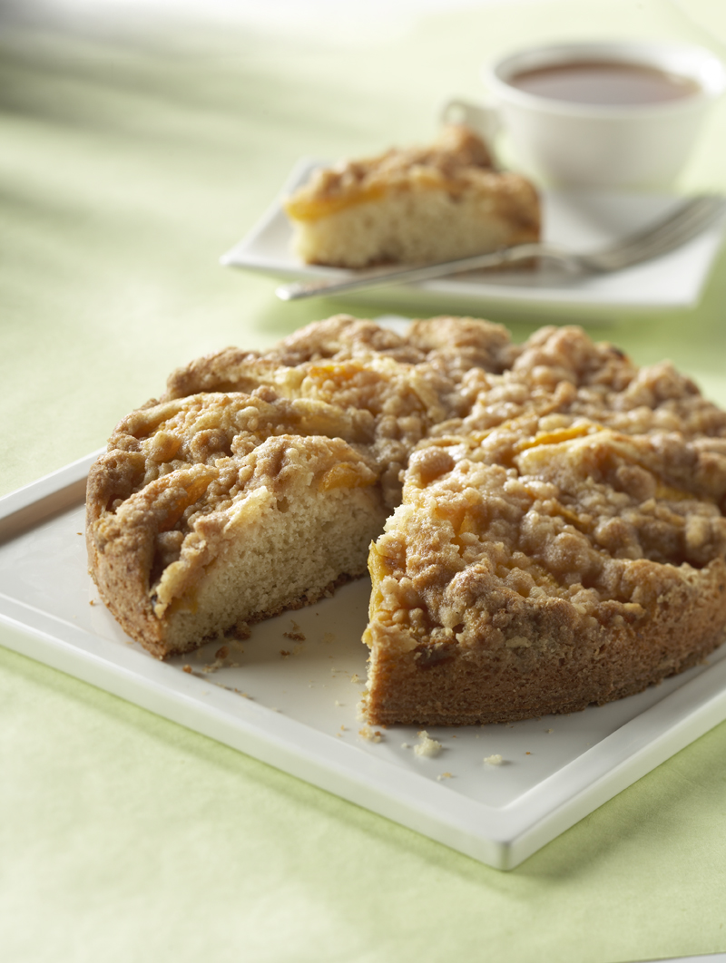Peach Streusel Coffee Cake